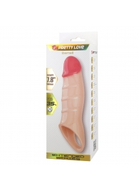 Телесная удлиняющая насадка на пенис Darnel - Baile - в Элисте купить с доставкой