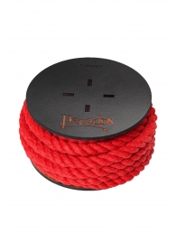 Красная веревка для шибари на катушке - 5 м. - Pecado - купить с доставкой в Элисте