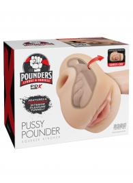 Телесный мастурбатор-вагина Pussy Pounder Squeeze Stroker - Pipedream - в Элисте купить с доставкой