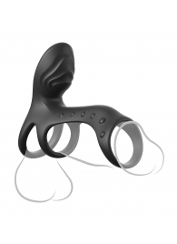 Черная насадка на пенис Ultimate Couples Cage Pro - Pipedream - в Элисте купить с доставкой