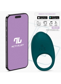 Зеленое интерактивное виброкольцо Ringo - Intoyou - в Элисте купить с доставкой