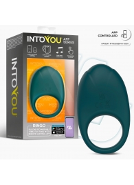 Зеленое интерактивное виброкольцо Ringo - Intoyou - в Элисте купить с доставкой