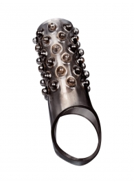 Дымчатая насадка на пенис с выпуклостями - 12 см. - Sex Expert - в Элисте купить с доставкой