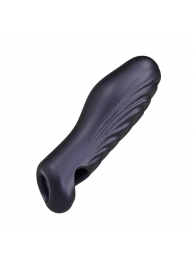 Сливовая силиконовая насадка на пенис с подхватом Manwan Ryzer - Manwan - в Элисте купить с доставкой