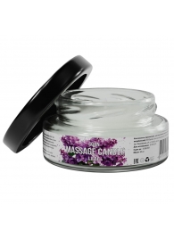 Массажная свеча «Сирень» - 50 мл. - SGAN - купить с доставкой в Элисте