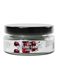 Массажная свеча «Спелая вишня» - 50 мл. - SGAN - купить с доставкой в Элисте