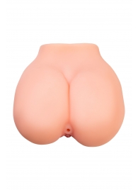 Реалистичный мастурбатор в форме попки с 2 любовными входами - No Name - в Элисте купить с доставкой