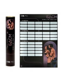 Плакат для двоих со скретч-слоем «БДСМ» - Сима-Ленд - купить с доставкой в Элисте