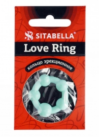 Цветное эрекционное кольцо с 5 бусинами Love Ring - Sitabella - в Элисте купить с доставкой