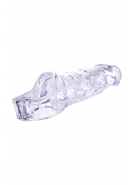 Прозрачная насадка-удлинитель Length Enhancer с подхватом - 16 см. - NMC - в Элисте купить с доставкой
