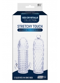 Набор из 2 прозрачных насадок на член Seductive Tickler Sleeves Set - NMC - в Элисте купить с доставкой