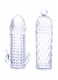 Набор из 2 прозрачных насадок на член Seductive Tickler Sleeves Set - NMC - в Элисте купить с доставкой