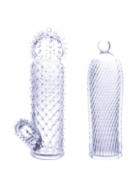 Набор из 2 прозрачных насадок на член Seductive Tickler Sleeves - NMC - в Элисте купить с доставкой