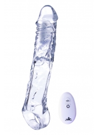 Прозрачная насадка-удлинитель Length Enhancer With Bullet с подхватом - 22,3 см. - NMC - в Элисте купить с доставкой