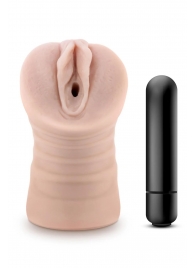 Телесный мастурбатор-вагина Ayumi с вибрацией - Blush Novelties - в Элисте купить с доставкой