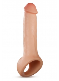 Телесная насадка-удлинитель Thrive 8.75 Inch Realistic Penis Extender Sleeve - 22,2 см. - Blush Novelties - в Элисте купить с доставкой