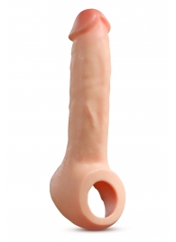 Телесная насадка-удлинитель Thrive 8.75 Inch Realistic Penis Extender Sleeve - 22,2 см. - Blush Novelties - в Элисте купить с доставкой