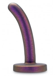 Фиолетовая насадка с гладкой поверхностью Surrender 4.75 Inch Beginner Pegging Dildo - 12 см. - Blush Novelties - купить с доставкой в Элисте