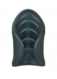 Серый сквозной мастурбатор с вибрацией Manwan Starter - Manwan - в Элисте купить с доставкой