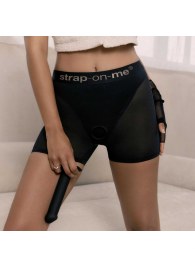 Трусики-шорты для фиксации насадок Strap-on-me Harness Lingerie Halo - size XS - Strap-on-me - купить с доставкой в Элисте