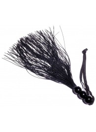 Черная силиконовая плетка - 25,4 см. - Boys of Toys - купить с доставкой в Элисте