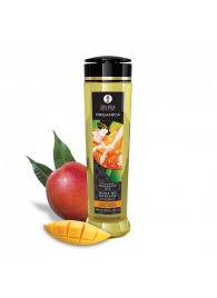 Массажное масло для тела Luscious Mango с ароматом манго - 240 мл. - Shunga - купить с доставкой в Элисте