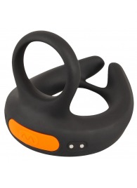 Черный вибростимулятор мошонки RC Scrotum Stimulator with Vibration - Orion - в Элисте купить с доставкой