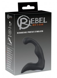 Черный перезаряжаемый стимулятор простаты с вибрацией - 14,6 см. - Orion - в Элисте купить с доставкой