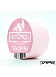 Розовый скотч для фиксации Non-Sticky Bondage Tape - 15 м. - Intoyou - купить с доставкой в Элисте
