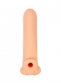Телесный фаллоудлинитель Titan - 16,5 см. - Lola Games - в Элисте купить с доставкой