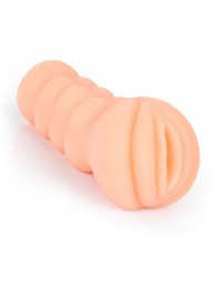 Телесный мастурбатор-вагина с эрекционными кольцами в комплекте - Sexy Girl - в Элисте купить с доставкой