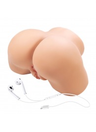 Телесный мастурбатор Olivia с 2 любовными отверстиями - Baile - в Элисте купить с доставкой