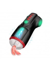 Интерактивный мастурбатор Raven с вакуумом, вибрацией и подсветкой - Shots Media BV - в Элисте купить с доставкой