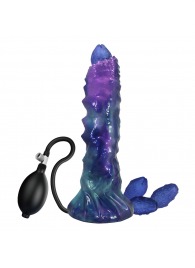 Фиолетовый яйцеродящий фаллоимитатор Duskwalker Sentinal на присоске - 22,4 см. - Baile - купить с доставкой в Элисте