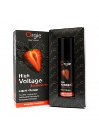 Жидкий вибратор Orgie High Voltage Strawberry - 15 мл. - ORGIE - купить с доставкой в Элисте