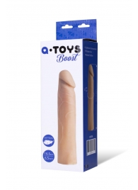 Реалистичная насадка с ярко выраженной головкой - 16,5 см. - A-toys - в Элисте купить с доставкой