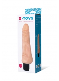 Вибратор-реалистик с дополнительным рельефом у основания - 19,2 см. - A-toys