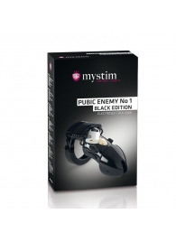 Пояс верности с электростимуляцией Mystim Pubic Enemy No1 Black Edition - MyStim - купить с доставкой в Элисте