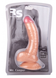 Телесный фаллоимитатор с присоской - 14,5 см. - ToyFa