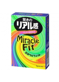 Презервативы Sagami Xtreme Miracle Fit - 5 шт. - Sagami - купить с доставкой в Элисте