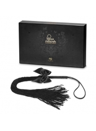 Чёрная плётка Lilly Whip Bijoux - Bijoux Indiscrets - купить с доставкой в Элисте