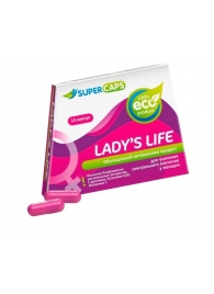 Возбуждающие капсулы Ladys Life - 14 капсул (0,35 гр.) - SuperCaps - купить с доставкой в Элисте