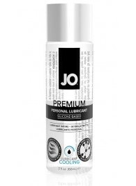 Охлаждающий лубрикант на силиконовой основе JO Personal Premium Lubricant Cooling - 60 мл. - System JO - купить с доставкой в Элисте