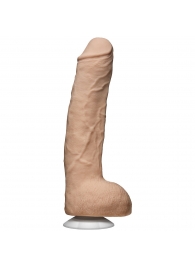 Телесный фаллоимитатор John Holmes ULTRASKYN Realistic Cock with Removable Vac-U-Lock Suction Cup - 25,1 см. - Doc Johnson