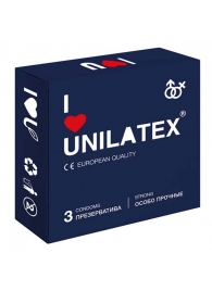 Ультрапрочные презервативы Unilatex Extra Strong - 3 шт. - Unilatex - купить с доставкой в Элисте