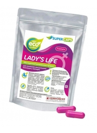 Возбуждающие капсулы Ladys Life - 2 капсулы (0,35 гр.) - SuperCaps - купить с доставкой в Элисте