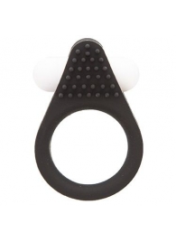 Чёрное эрекционное кольцо LIT-UP SILICONE STIMU RING 1 BLACK - Dream Toys - в Элисте купить с доставкой