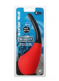 Анальный душ MENZSTUFF 310ML ANAL DOUCHE RED/BLACK - Dream Toys - купить с доставкой в Элисте