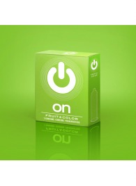 Цветные ароматизированные презервативы ON) Fruit   Color - 3 шт. - ON) - купить с доставкой в Элисте