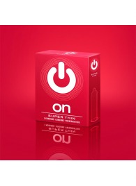 Супертонкие презервативы ON) Super Thin - 3 шт. - ON) - купить с доставкой в Элисте